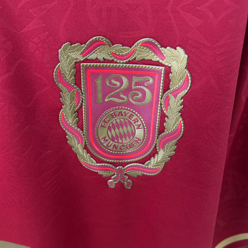 Camisa Do Bayern De Munique 125 Anos Vermelho 25/26