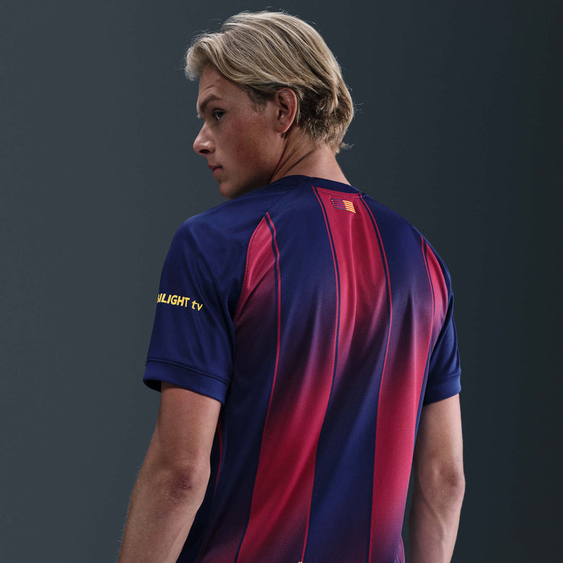Camisa Barcelona Home 25/26 Torcedor Nike Masculino - Azul Grená