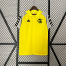 Camisa Do Flamengo Treino Polo Amarelo 24/25