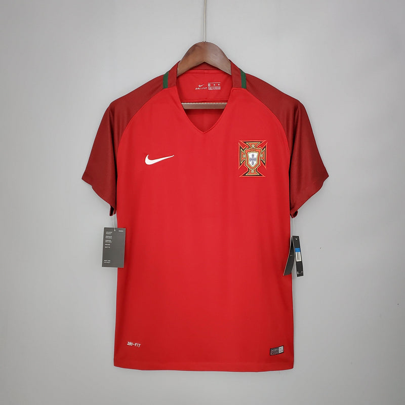 Camisa Retrô Seleção Portugal 2016/16 Home