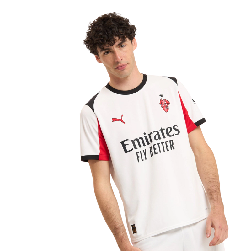 Camisa AC Milan Away 25/26 - Torcedor Puma Masculino - Branco