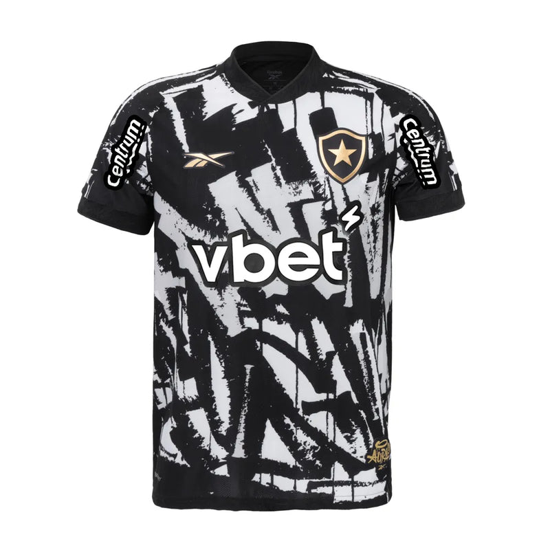 Camisa Botafogo Reebok Fourth 25/26 + Patrocínio Vbet e Centrum