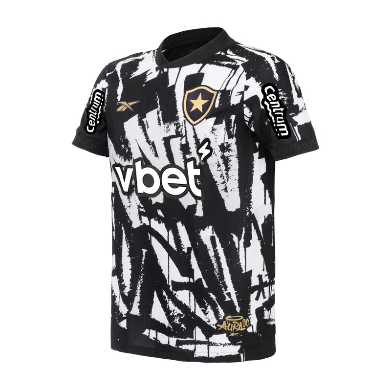Camisa Botafogo Reebok Fourth 25/26 + Patrocínio Vbet e Centrum