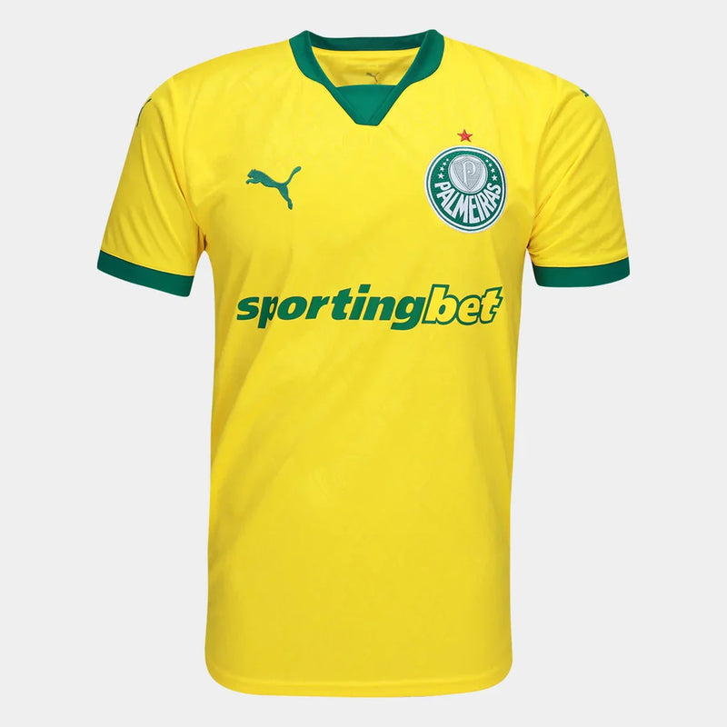 Camisa Palmeiras Third 2025/26 - Torcedor Puma Masculino - Amarelo