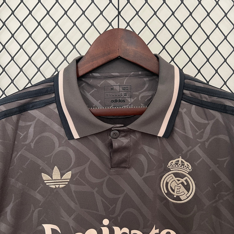 Camisa Do Real Madrid III Cinza 24/25