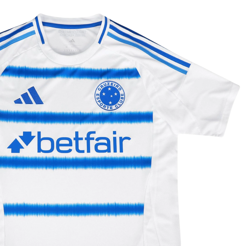 Camisa Cruzeiro Away 2025/26 - Torcedor Adidas Masculino - Branco