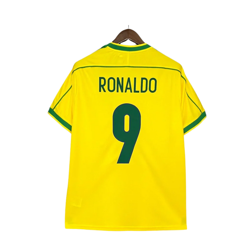 Camisa Seleção Brasileira Retrô Home 1998 Ronaldo