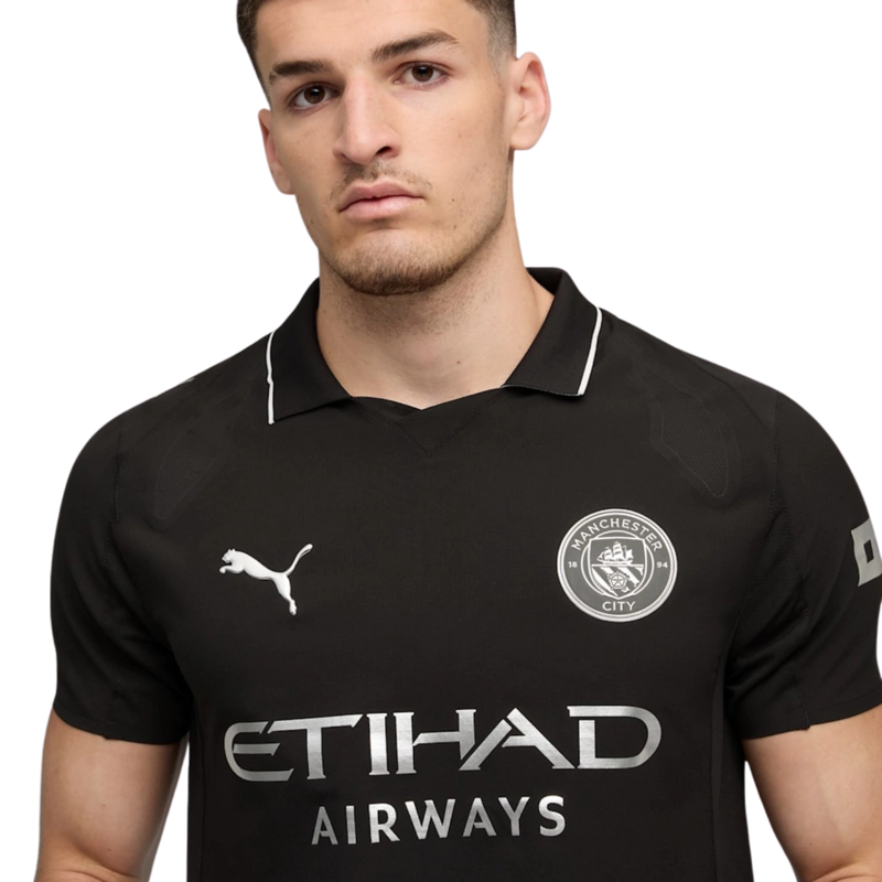 Camisa Manchester City Away 25/26 - Torcedor Puma Masculino - Preto