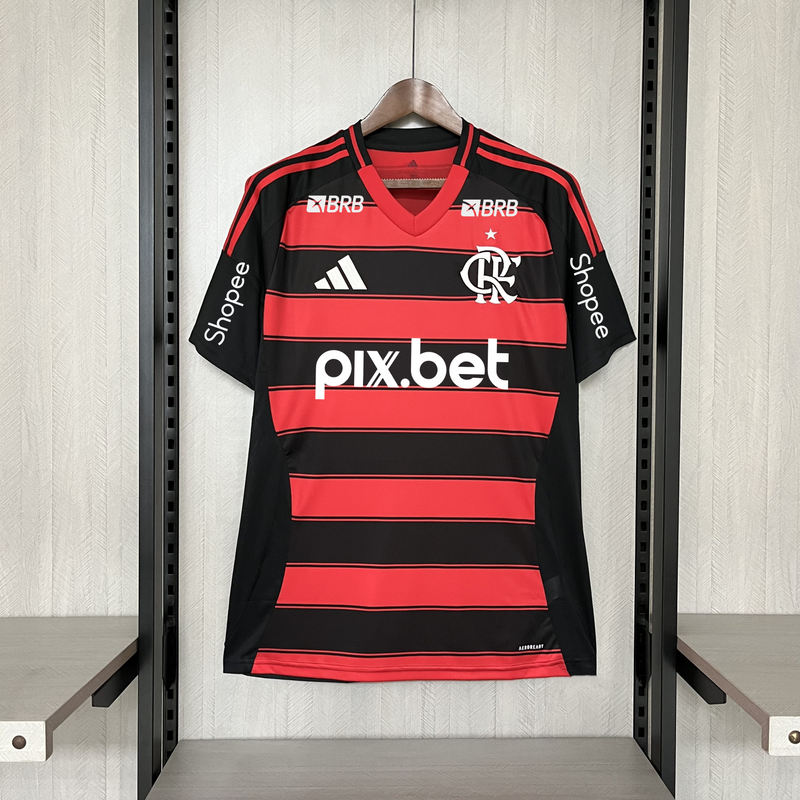 Camisa Com Patrocínio Do Flamengo I 25/26