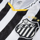 Camisa Santos II 25/26 Torcedor Umbro Masculina - Preto+Branco