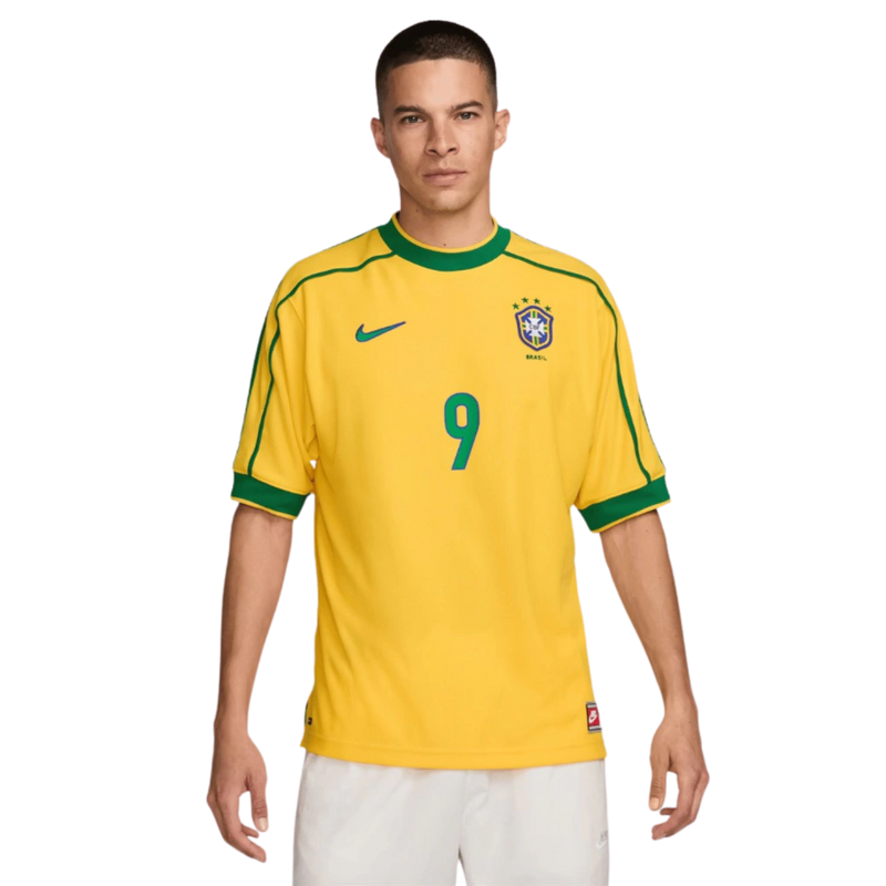Camisa Seleção Brasileira Retrô Home 1998 Ronaldo