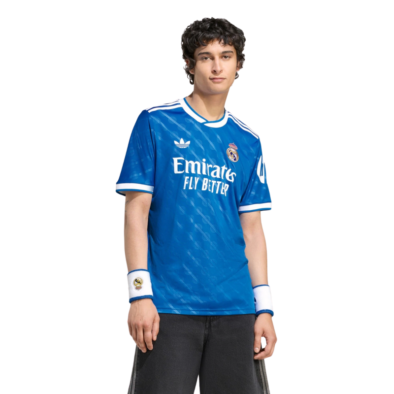 Camisa Real Madrid Third 25/26 Torcedor Adidas Masculino - Azul