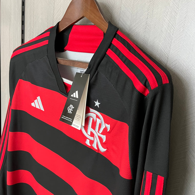 Camisa Manga Longa Do Flamengo I 24/25