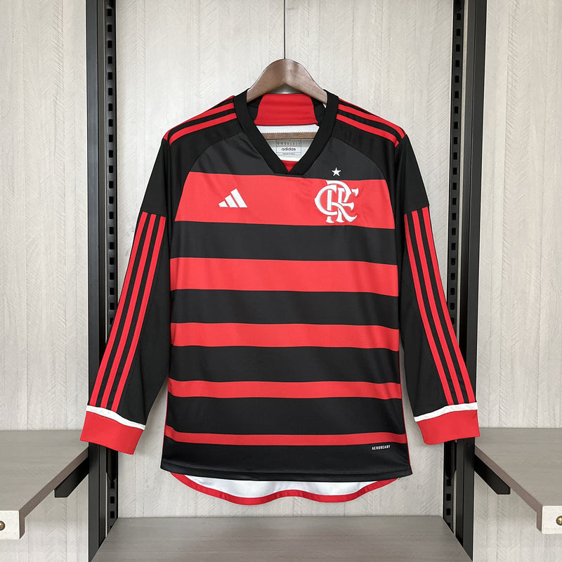 Camisa Manga Longa Do Flamengo I 24/25