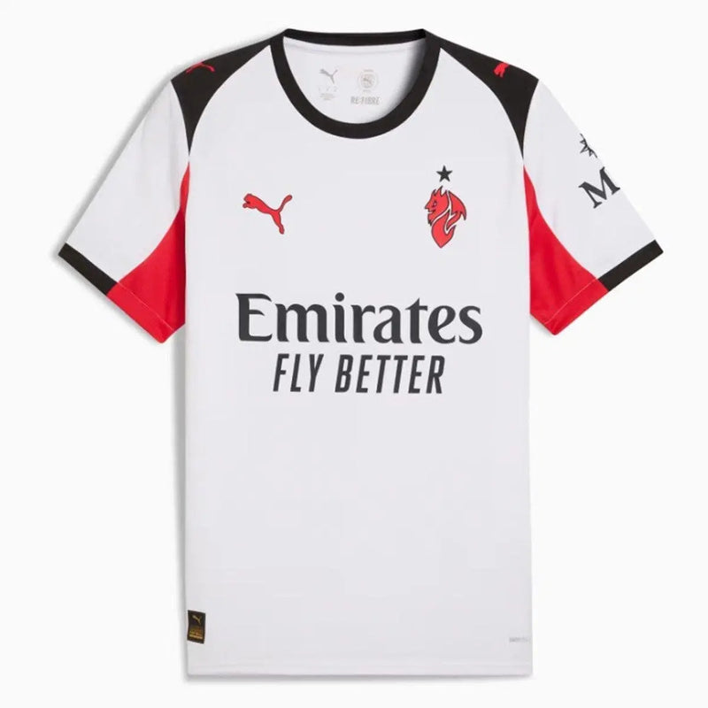 Camisa AC Milan Away 25/26 - Torcedor Puma Masculino - Branco