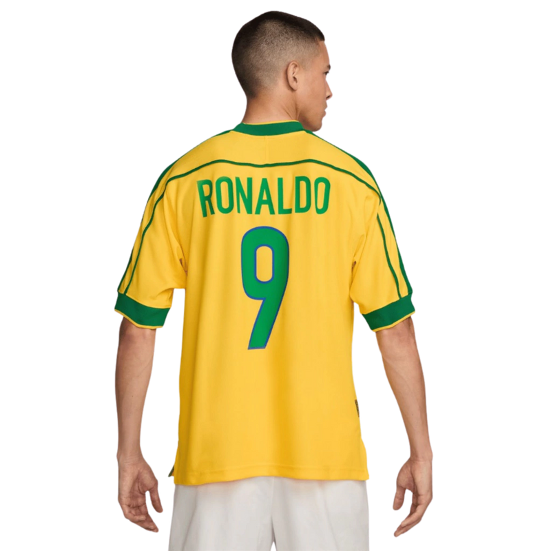 Camisa Seleção Brasileira Retrô Home 1998 Ronaldo