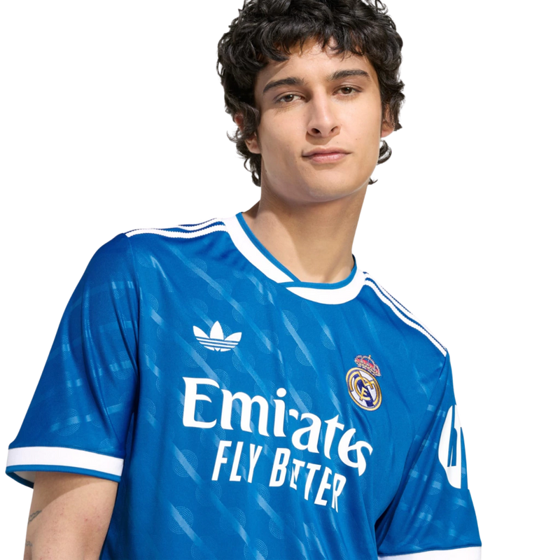 Camisa Real Madrid Third 25/26 Torcedor Adidas Masculino - Azul