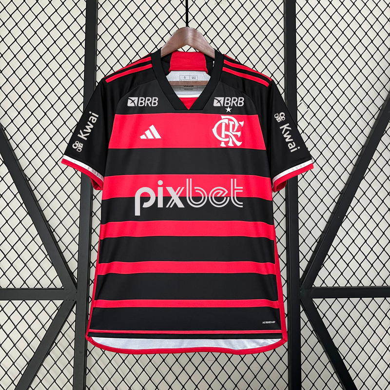 Camisa Com Patrocínio Do Flamengo I 24/25