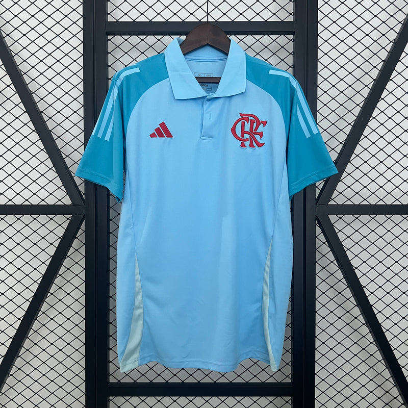 Camisa Do Flamengo Treino Polo Azul 25/26