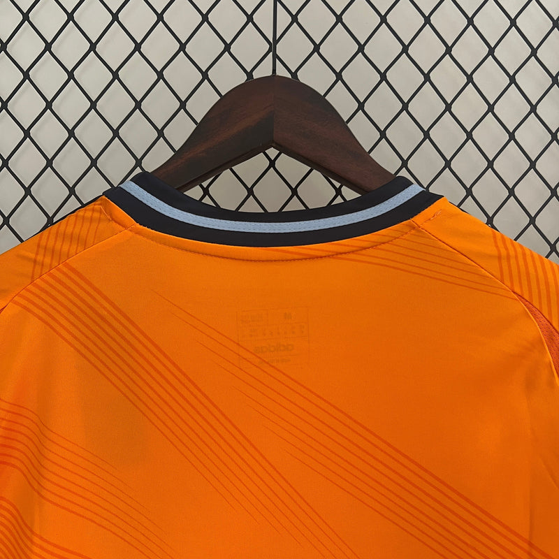 Camisa Do Real Madrid II Laranja 24/25