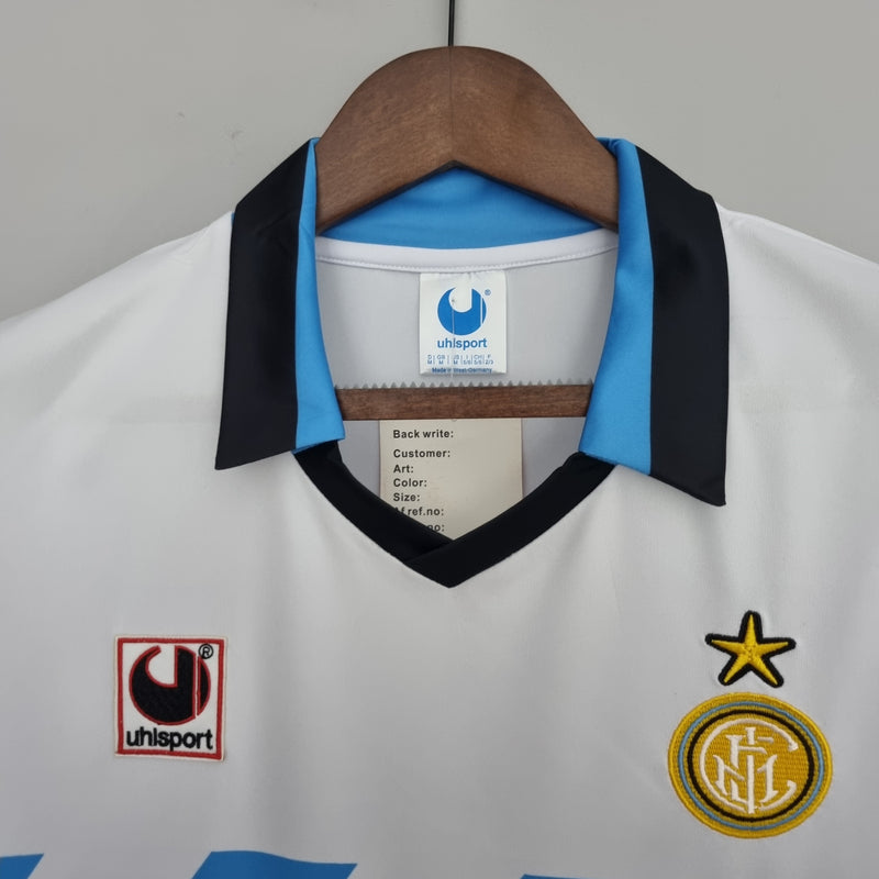Camisa Inter de Milão Reserva 90/91 - Versão Retrô