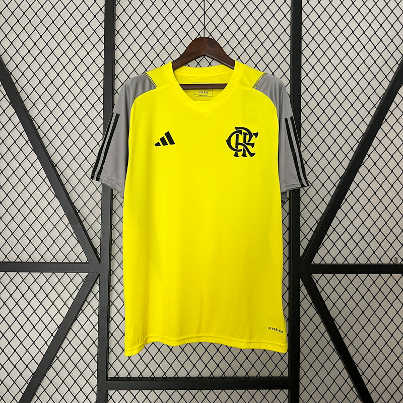 Camisa Do Flamengo Treino Amarelo 24/25