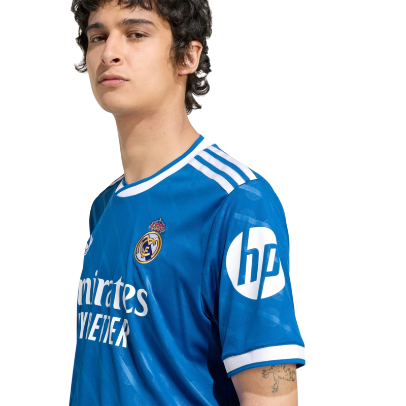 Camisa Real Madrid Third 25/26 Torcedor Adidas Masculino - Azul