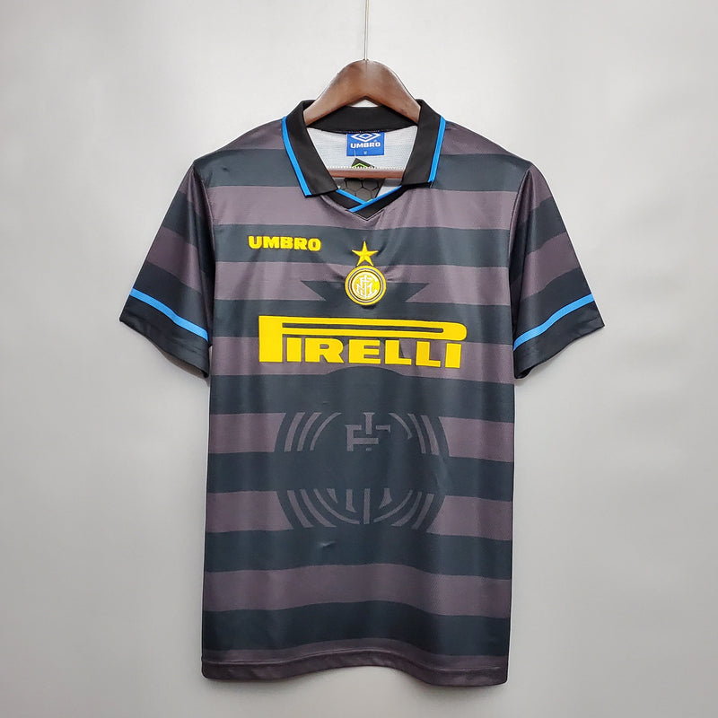 Camisa Inter de Milão Reserva 97/98 - Versão Retrô