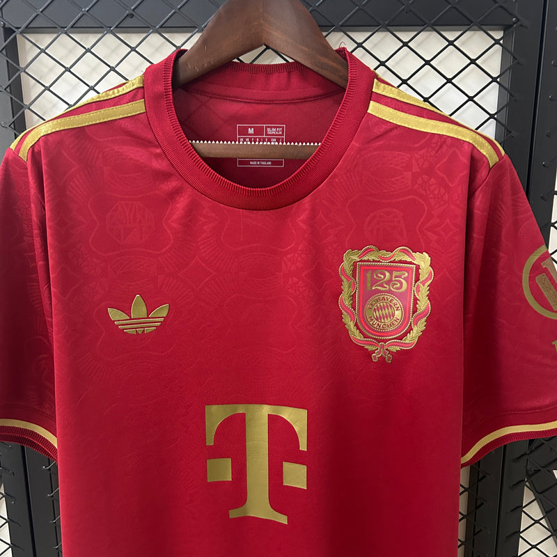 Camisa Do Bayern De Munique 125 Anos Vermelho 25/26