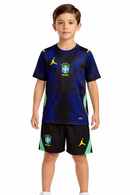 Conjunto Infantil Brasil II 2026/27 Jordan Torcedor - Azul
