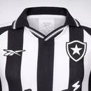 Camisa Botafogo Home 2025/26 - Torcedor Reebok Masculino - Preto e Branco
