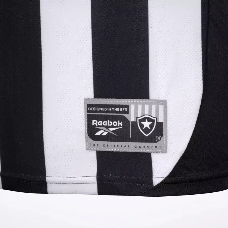 Camisa Botafogo Home 2025/26 - Torcedor Reebok Masculino - Preto e Branco