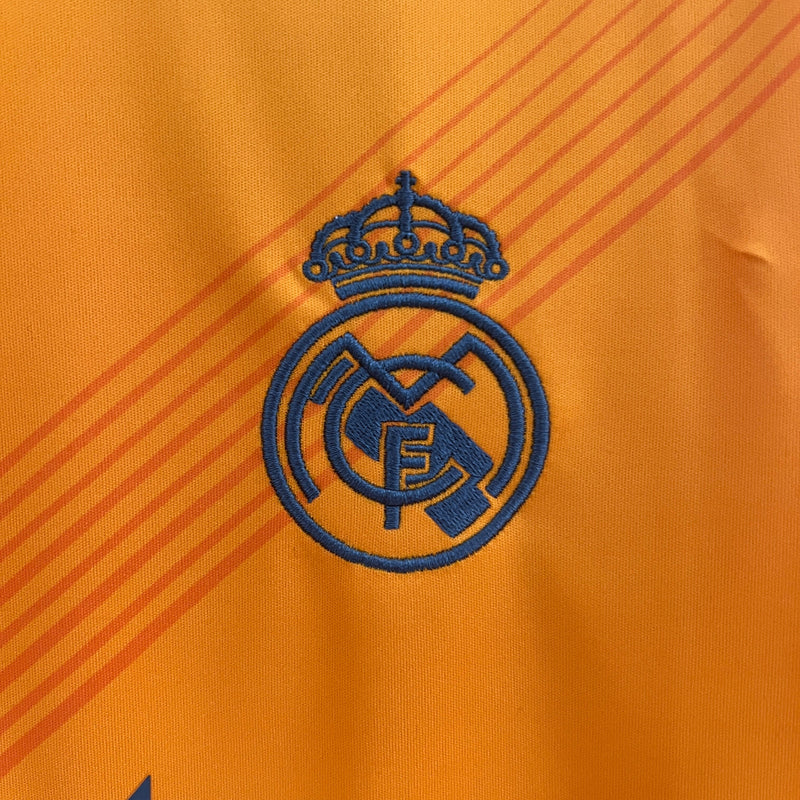 Camisa Do Real Madrid II Laranja 24/25