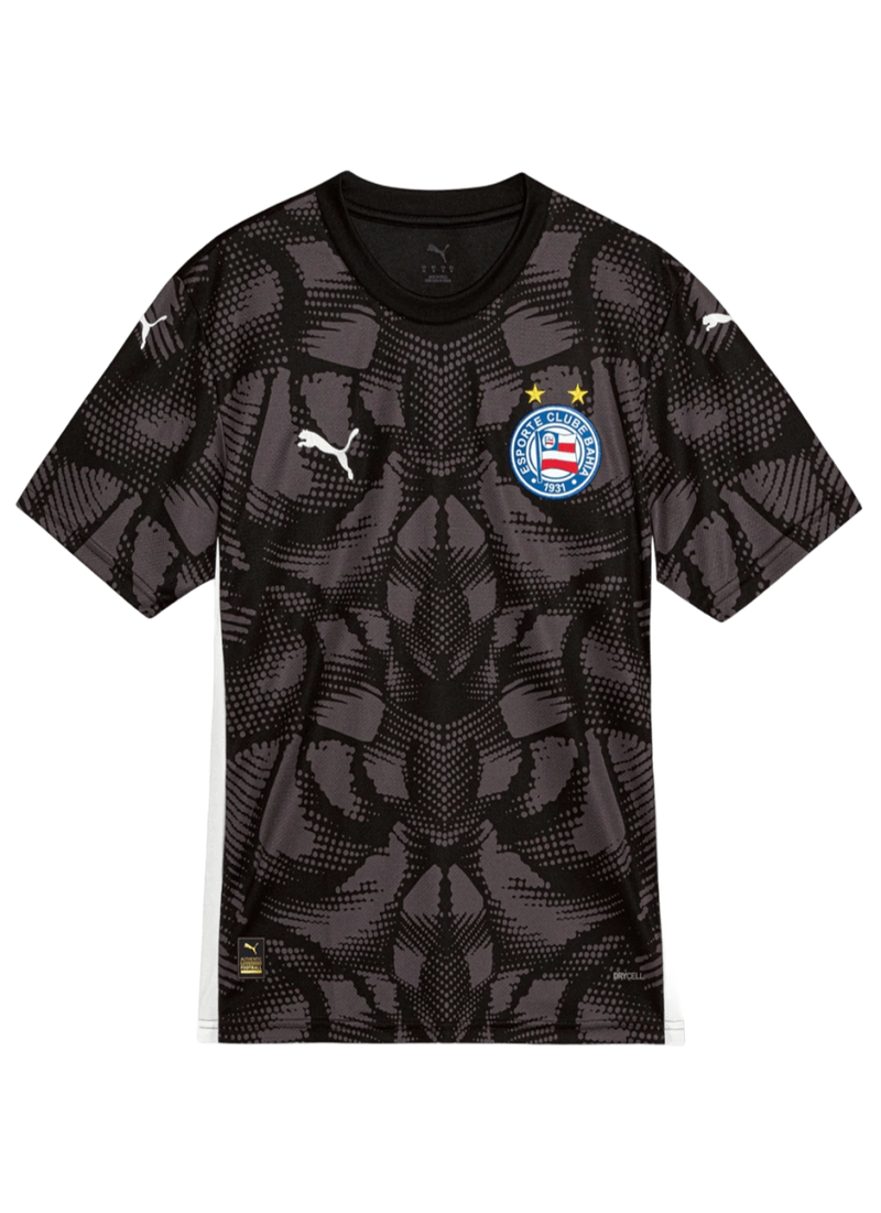 Camisa Bahia Goleiro 2025/26 Torcedor Puma Masculina - Cinza