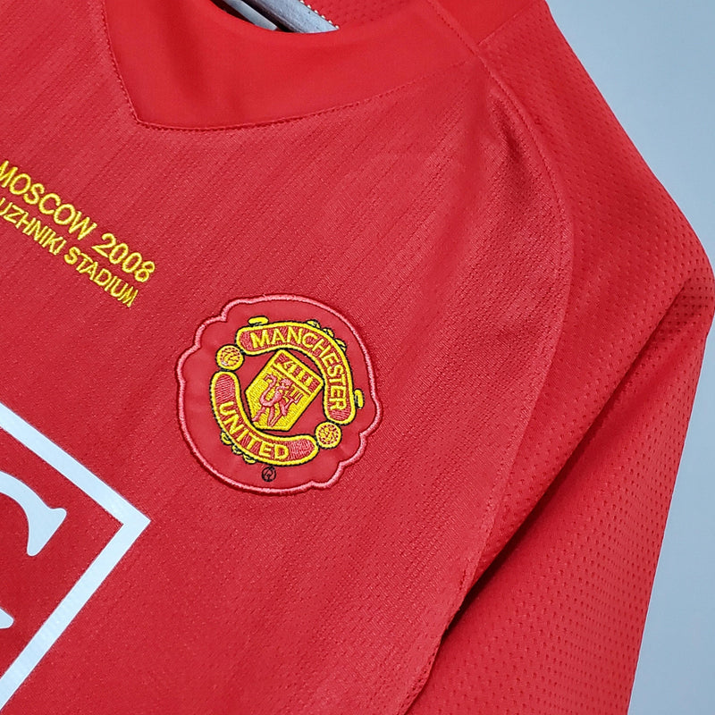 Camisa Retrô Manchester United 2007/08 Champions League Edition