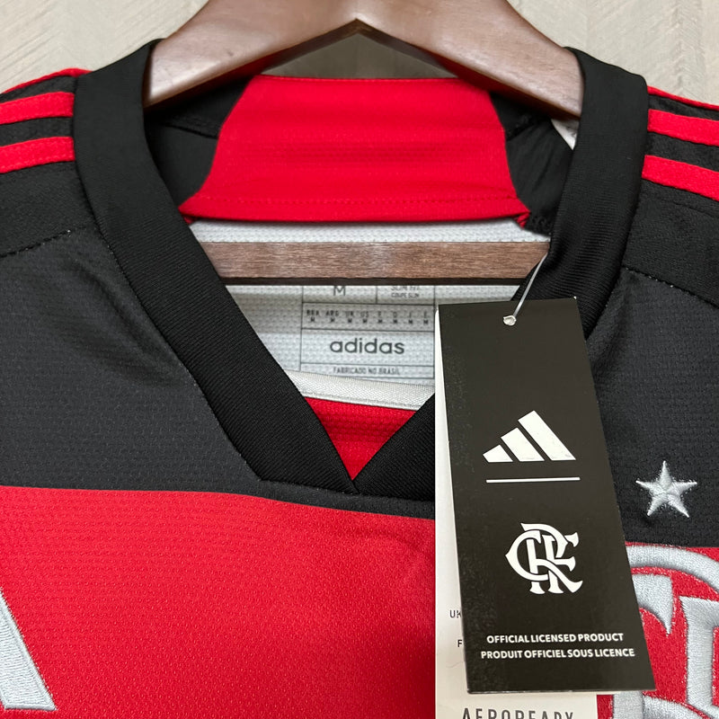 Camisa Manga Longa Do Flamengo I 24/25