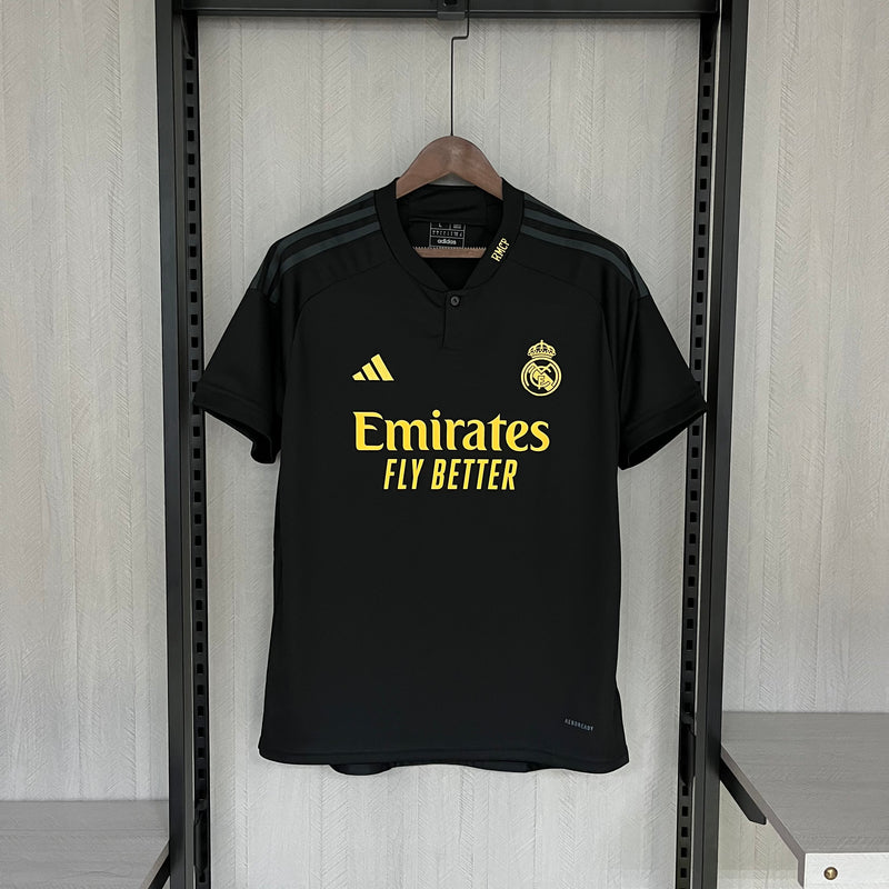 Camisa Do Real Madrid II Preto 23/24