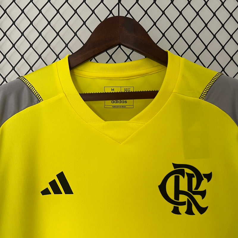 Camisa Do Flamengo Treino Amarelo 24/25