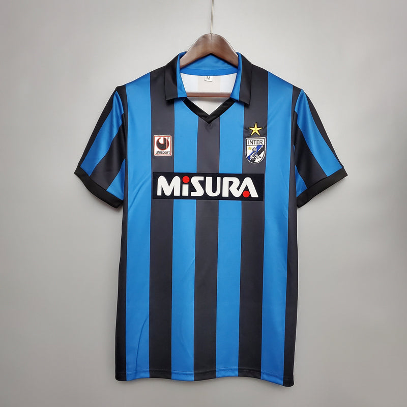 Camisa Inter de Milão Titular 88/90 - Versão Retrô