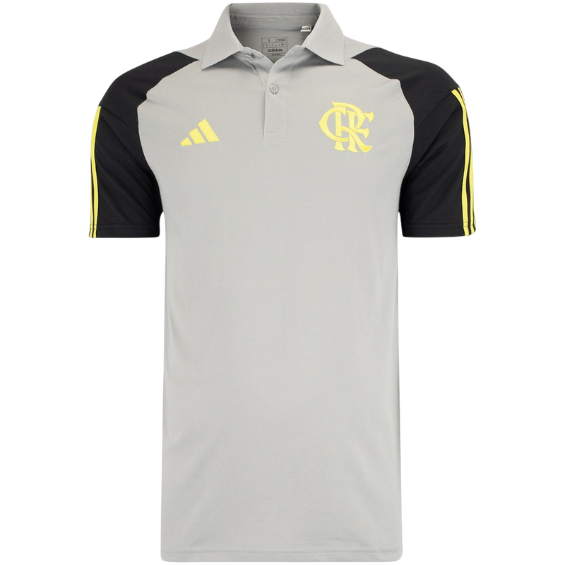 Camisa Do Flamengo Treino Polo Cinza 24/25