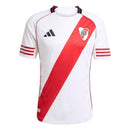 Camisa River Plate Home 2025/26 - Torcedor Adidas Masculino - Branco e Vermelho