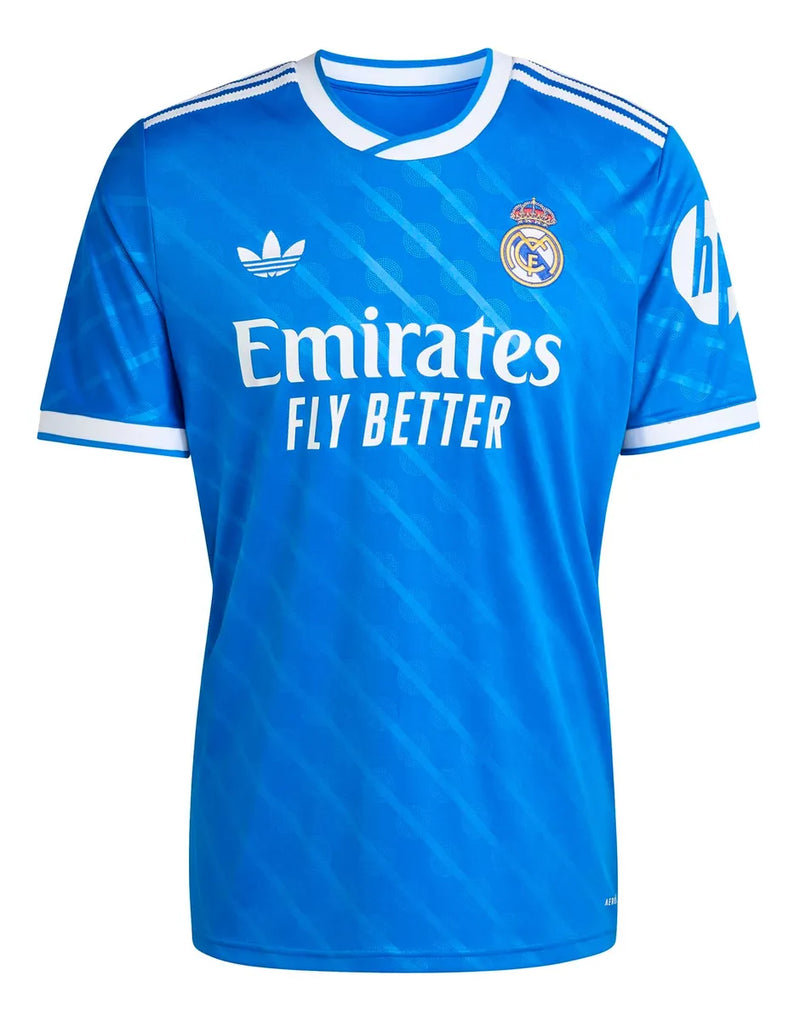 Camisa Real Madrid Third 25/26 Torcedor Adidas Masculino - Azul