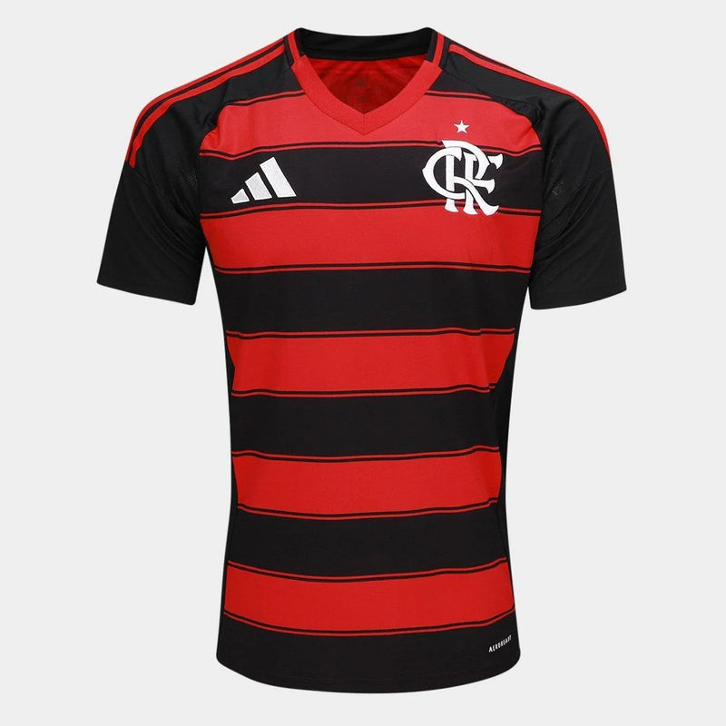 Camisa Flamengo Home 25/26 Torcedor Adidas Masculina - Preto