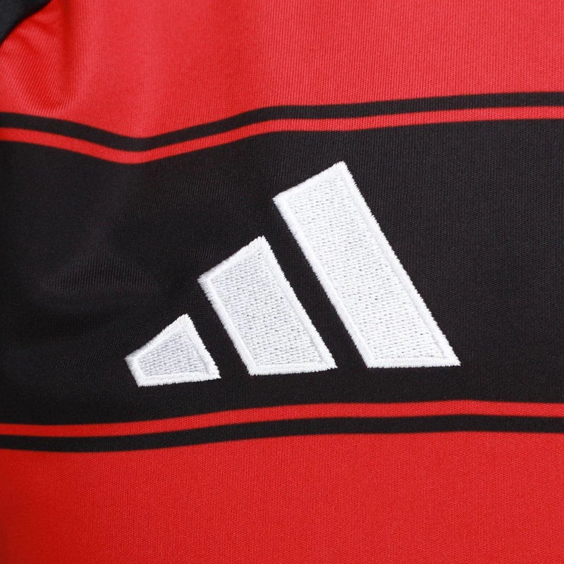 Camisa Flamengo Home 25/26 Torcedor Adidas Masculina - Preto