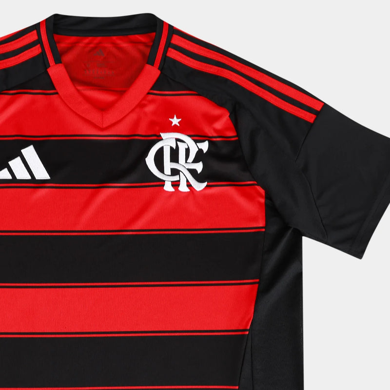 Camisa Flamengo Home 25/26 Torcedor Adidas Masculina - Preto