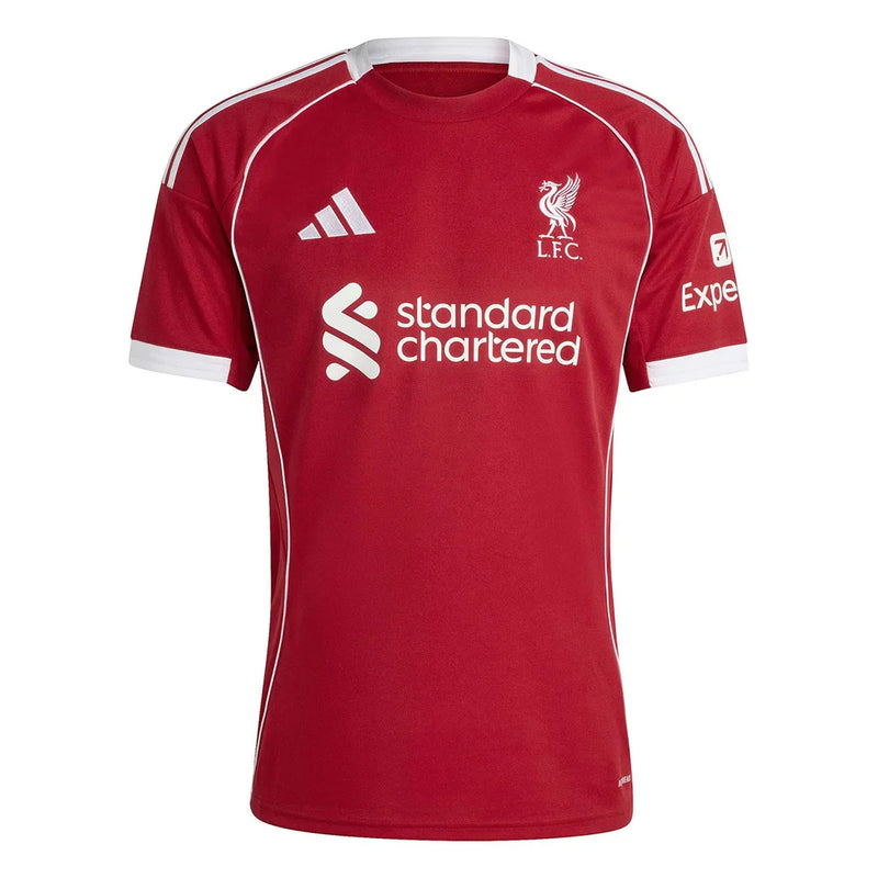 Camisa Liverpool Home 25/26 Torcedor Adidas Masculina - Vermelho