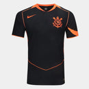 Camisa Corinthians Total 90 III 2025/26 Jogador Pro Masculina - Preto+Laranja