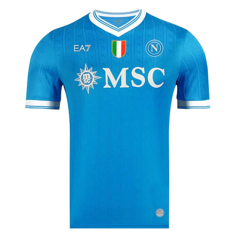 Camisa Napoli Home 25/26 - Torcedor EA7 Masculino - Azul