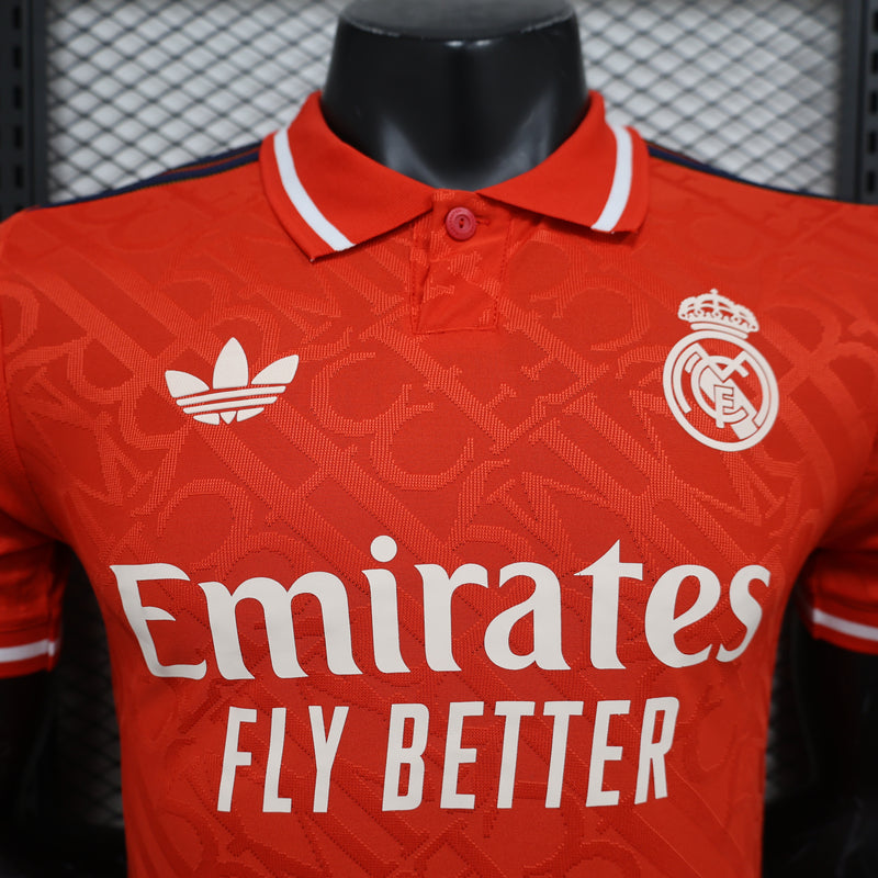 Camisa Jogador Do Real Madrid III Vermelho 24/25