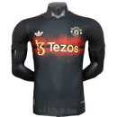 Camisa de treino Manchester United 25/26 - Preta - Versão Jogador